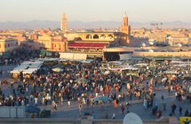 Djemaa el Fna plein Marrakech
