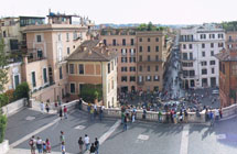 Piazza di Spagna en de Spaanse trappen Rome - 2