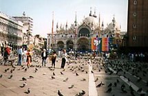 Het San Marcoplein Venetie