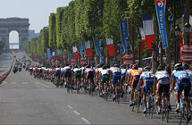 Finish Tour de France Parijs